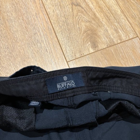 Buffalo by David Bitton Navy Blue Dress Bermuda Shorts Size 30 - Picture 2 of 3